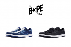 丹宁狂想，BAPE® SK8 STA解锁秋日新姿